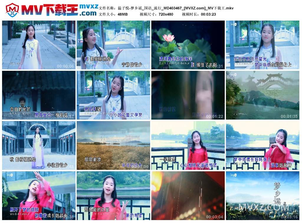 温子悦-梦乡谣_国语_流行_MD403467
